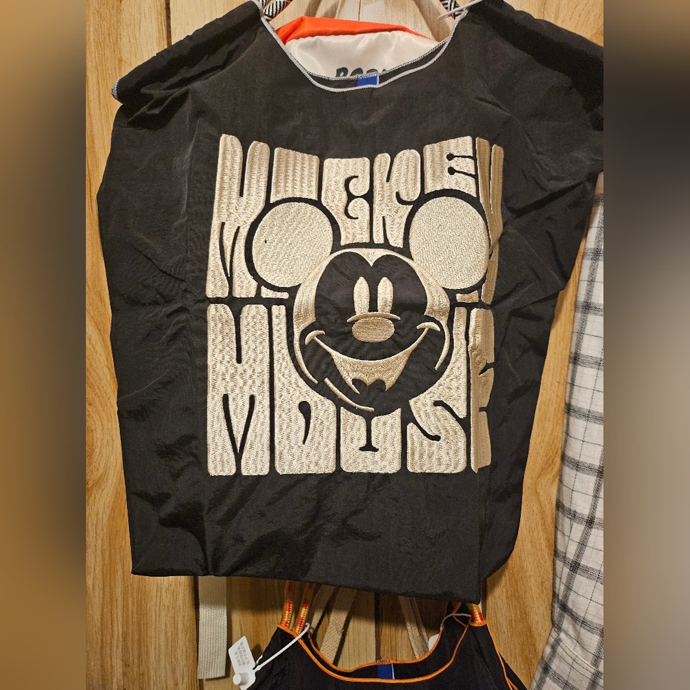 Black Mickey Mouse Graphic Tote Bag - Picture 1 of 3